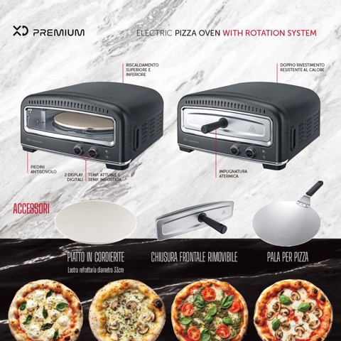 XD Premium Fornetto Elettrico Cuoci-Pizza 2200W