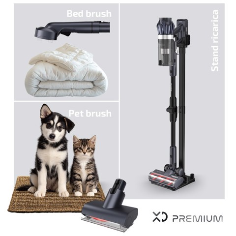 XD Premium Scopa Elettrica Ricaricabile Senza Filo