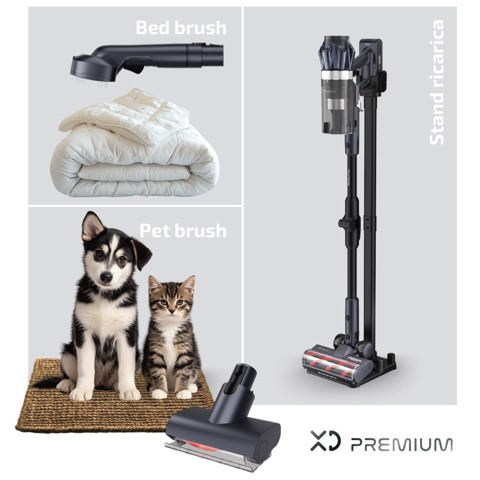 XD Premium Scopa Elettrica Ricaricabile Senza Filo