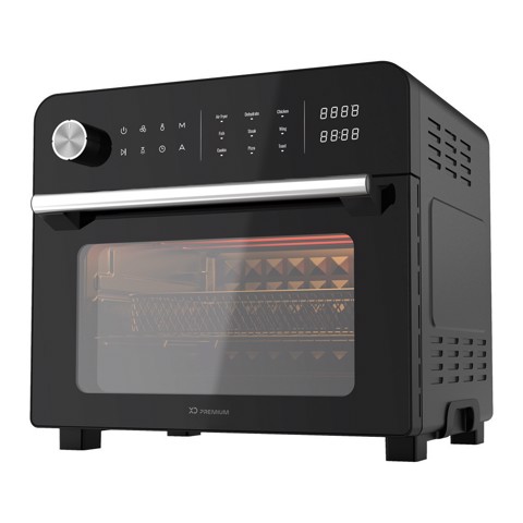 XD Premium XDBOW9044BLK friggitrice Singolo 23 L Indipendente 1700 W Friggitrice ad aria calda Nero, Cromo