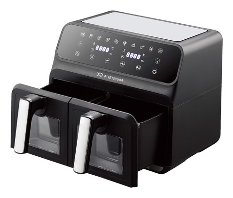 XD Premium XDJW888WD friggitrice Doppia 8 L Indipendente 1700 W Friggitrice ad aria calda Nero