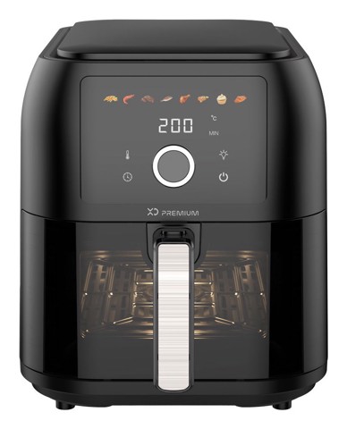 XD Premium XDJW911WD Friggitrice Ad Aria 8 Litri Con Finestra Integrata