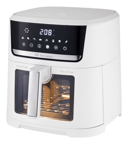 XD Premium XDJW955WD Friggitrice Ad Aria 9,5 Litri Con Finestra Integrata Bianca