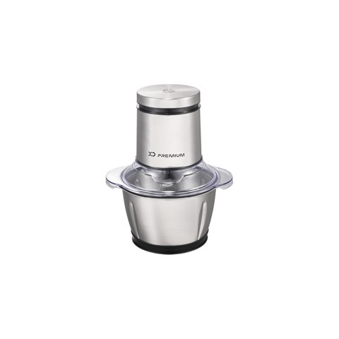 XD Premium XDLP5440 tritaverdure elettrico 1,2 L 600 W Nero, Acciaio inox, Trasparente