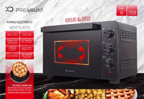 XD Premium XDOMX48 forno 48 L 2000 W Nero