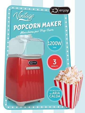 XD Vintage Pop Corn Maker 1200W SD Vintage