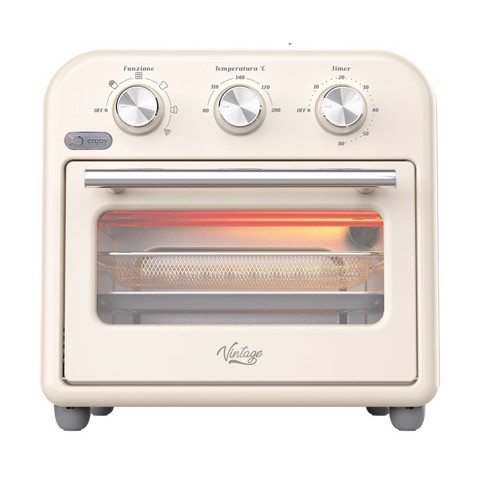 XD Vintage XDBOW1020VTG friggitrice Singolo 12 L Indipendente 1500 W Friggitrice ad aria calda Crema