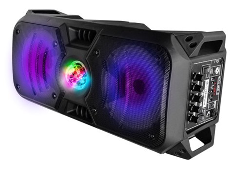 XD XD1000BK cassa con luci e microfono incluso, Radio, Mp3, Bluetooth, Party Sistem 200 W