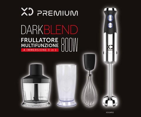 XD Enjoy XDGNR52 frullatore 0,6 L Frullatore ad immersione 800 W Acciaio inossidabile