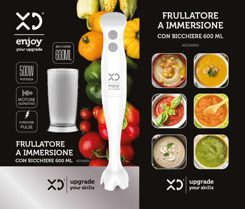 XD Enjoy XDGNR55 frullatore 0,6 L Frullatore ad immersione 500 W Bianco