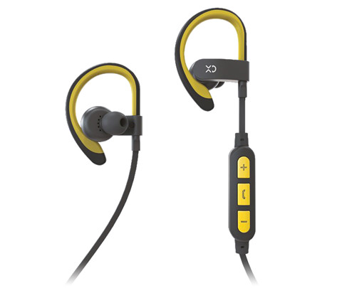 XD Enjoy XDGT250BKYW cuffia e auricolare Cuffie Bluetooth Nero, Giallo