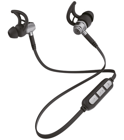 XD Enjoy XDGT270GRY cuffia e auricolare Cuffie Connettore 3.5 mm Bluetooth Nero, Grigio