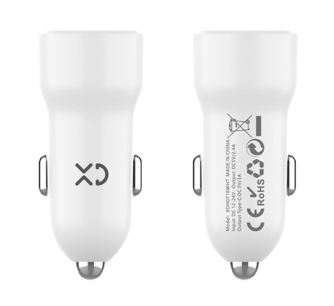 XD Enjoy XDHGT16WHT Caricabatterie per dispositivi mobili Bianco Auto