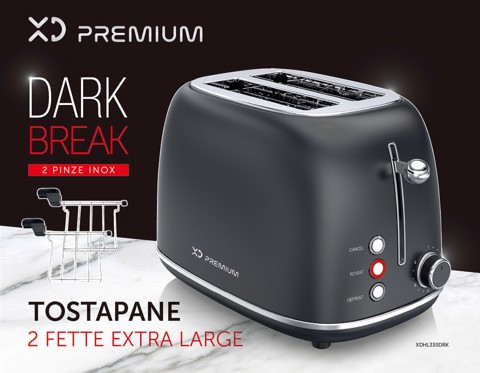 XD Premium XDHL330DRK tostapane 2 fetta/e 685 W Nero