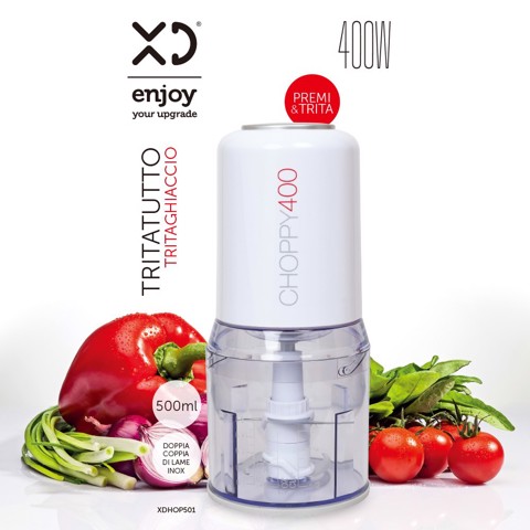 XD Enjoy XDHOP501 tritaverdure elettrico 0,5 L 400 W Bianco