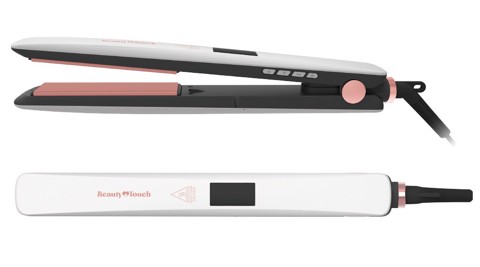 XD Enjoy XDKR103 Piastra per capelli Vapore Nero, Rosa, Bianco 50 W 2,5 m