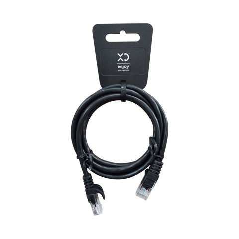 XD Enjoy XDLAN15 cavo di rete Nero 1,5 m Cat6
