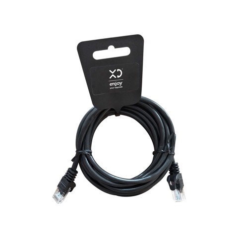 XD Enjoy XDLAN30 cavo di rete Nero 3 m Cat6