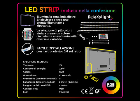 XD Enjoy XDLHTP04S Supporto TV a parete 139,7 cm (55") Nero