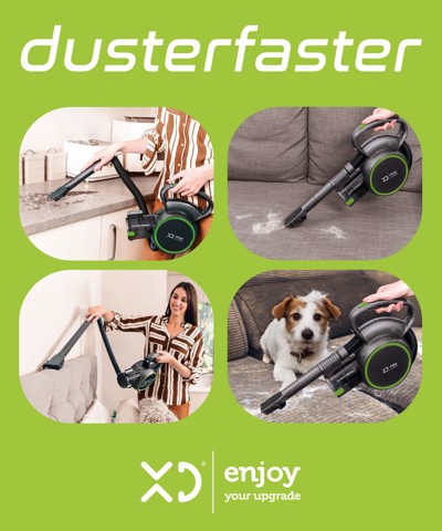 XD Enjoy XDNY273 aspirapolvere senza filo Verde, Grigio Senza sacchetto