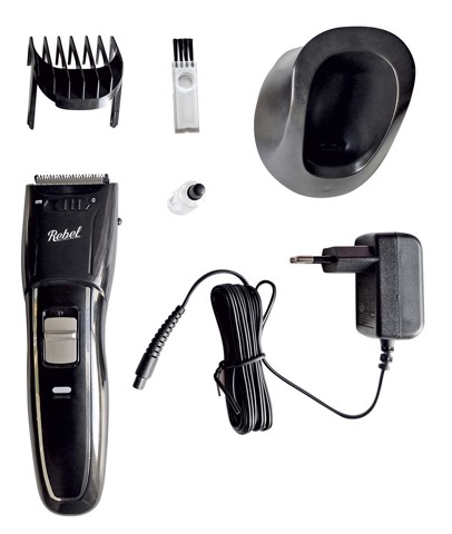 Rebel XDRWBS509 Tagliacapelli regolabarba Ricaricabile autonomia 60 min 5 misure Nero