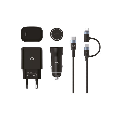 XD Enjoy XDUC223 Caricabatterie per dispositivi mobili Nero Auto, Interno