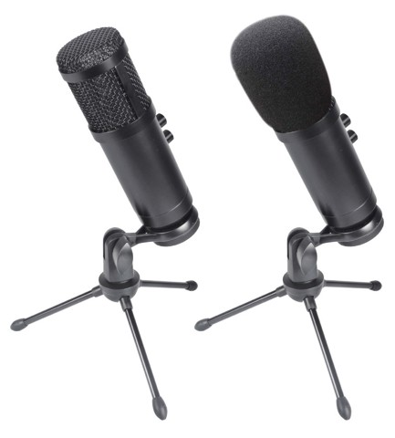 XD Enjoy XDUM858 microfono Nero Microfono da tavolo