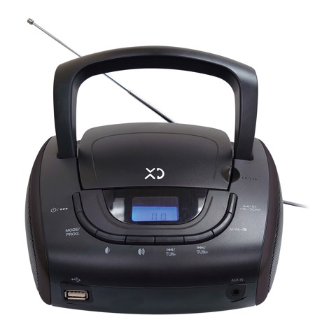XD Enjoy XDUSB918PBLK lettore CD Lettore CD portatile Nero