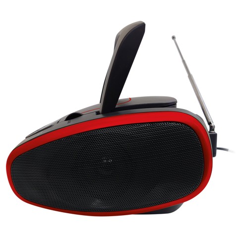 XD Enjoy XDUSB918PRED lettore CD Lettore CD portatile Nero, Rosso