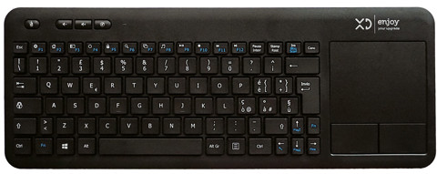 XD Enjoy XDWK2036 tastiera RF Wireless QWERTY Nero
