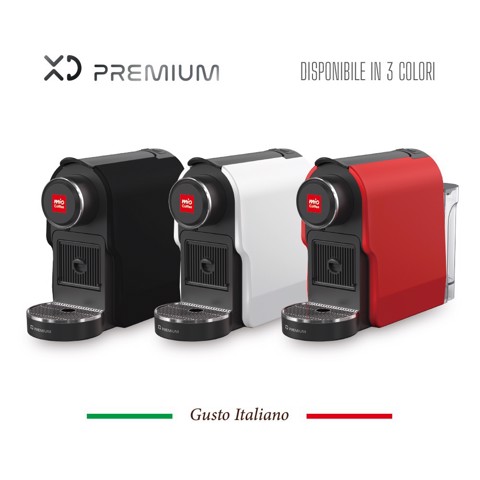 Macchina per caffè espresso a capsule compatibili Nespresso Bianca