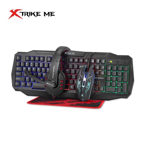 Xtrike Me CM-406 tastiera Mouse incluso Gaming USB Nero
