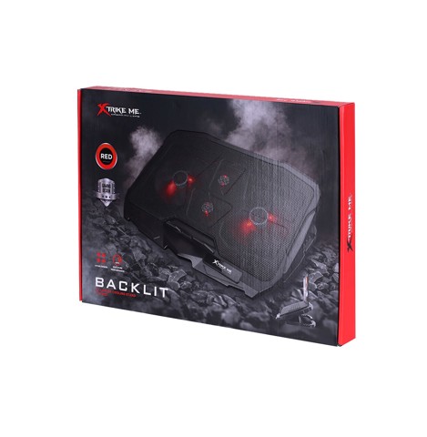 Xtrike Me FN-802 base di raffreddamento per notebook 39,9 cm (15.7") 2000 Giri/min Nero