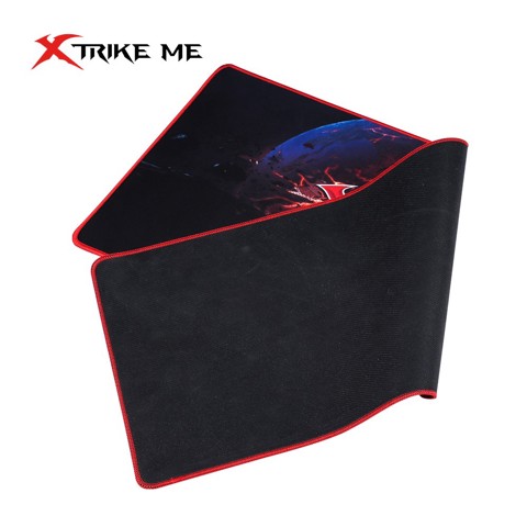 Xtrike Me MP-204 Tappetino per mouse per gioco da computer Nero, Rosso