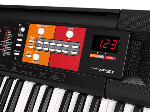 Yamaha PSR-F51 tastiera MIDI 61 chiavi Nero