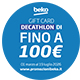 Beko ti regala lo sport: acquista una lavatrice in promozione, in regalo una Card Decathlon fino a 100€